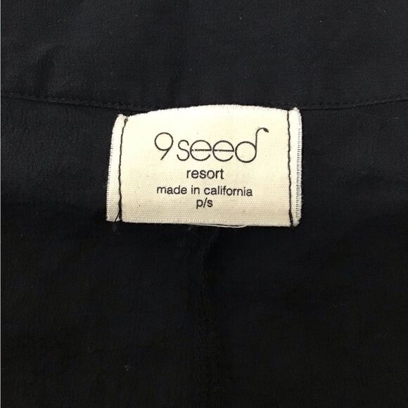 9Seed Resort Black High Low Ruffle Wrap Skirt Size Small - Picture 9 of 12